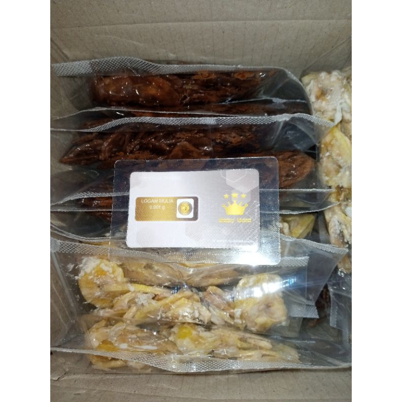 

Kripik Pisang Coklat Lumer Coklat mix Tiramisu gratis Emas 99,9%