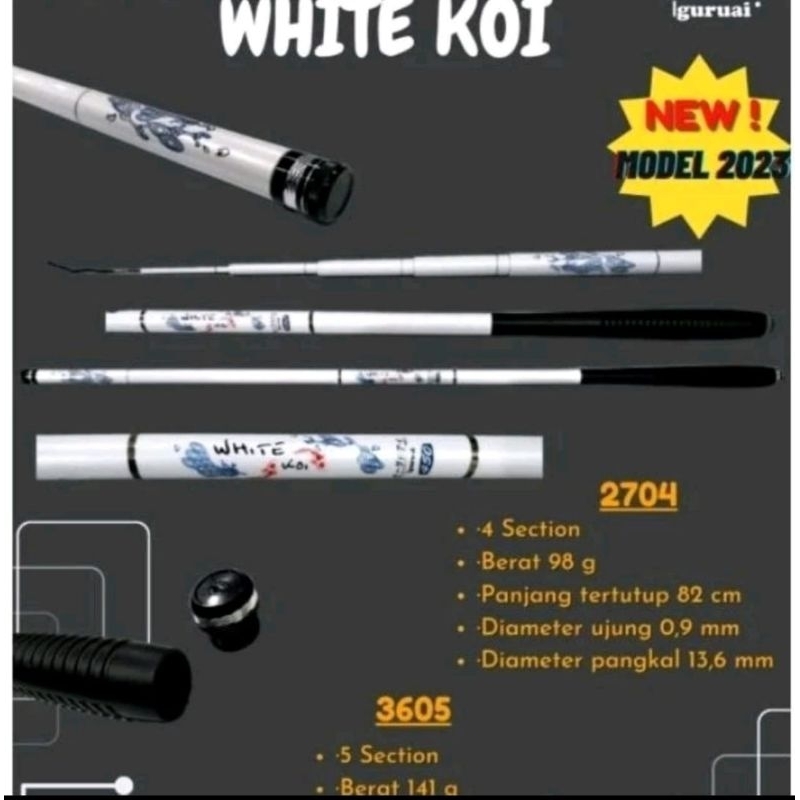 JORAN TEGEK IGURUAI WHITE KOI 270/360/450 .... SUPER CARBON