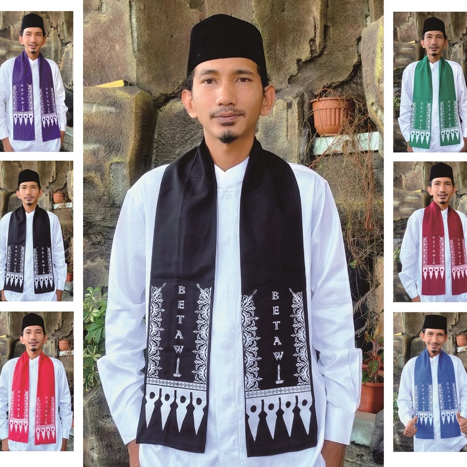 Terkini Selendang Dewasa ondel ondel cukin syall betawi  Cukin Betawi  Syall Betawi  Cukin Ondel Ond