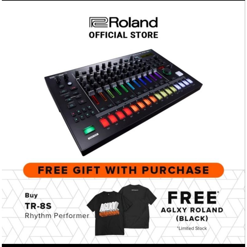 [Ready Stock] Roland TR-8S Rhythm Performer Drum Machine Roland Original