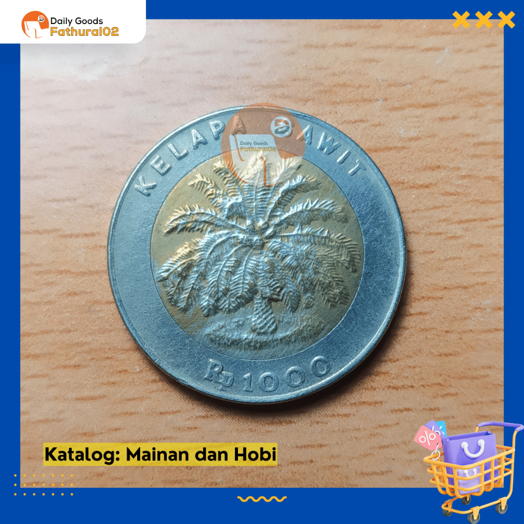 Uang Koin Kuno Rp 1000 Emisi Tahun 1996 (Seri 1)
