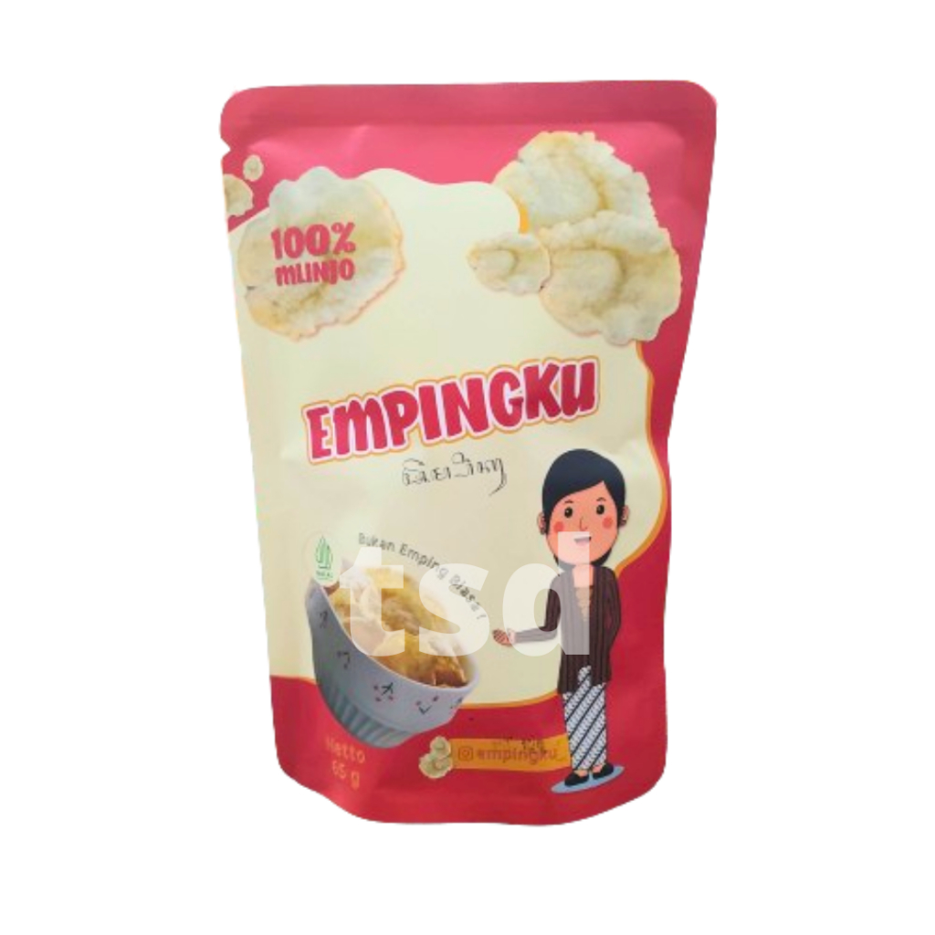 

Cemilan Emping Melinjo Premium Oleh Oleh Khas Solo Pedas Manis