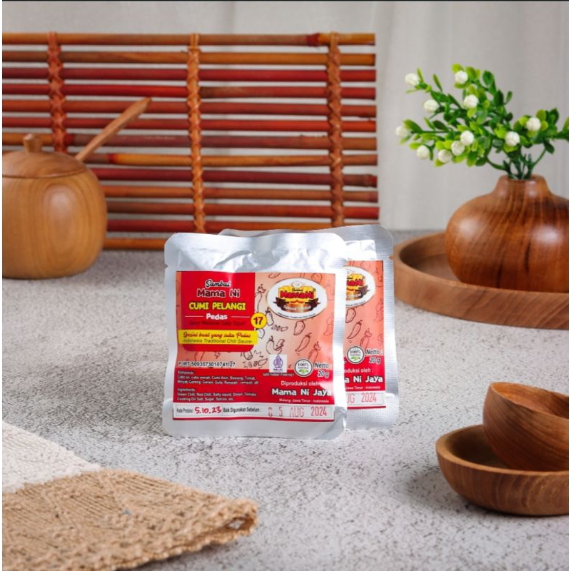 

Mama Ni Sambal Sachet Cumi Pelangi 20gr