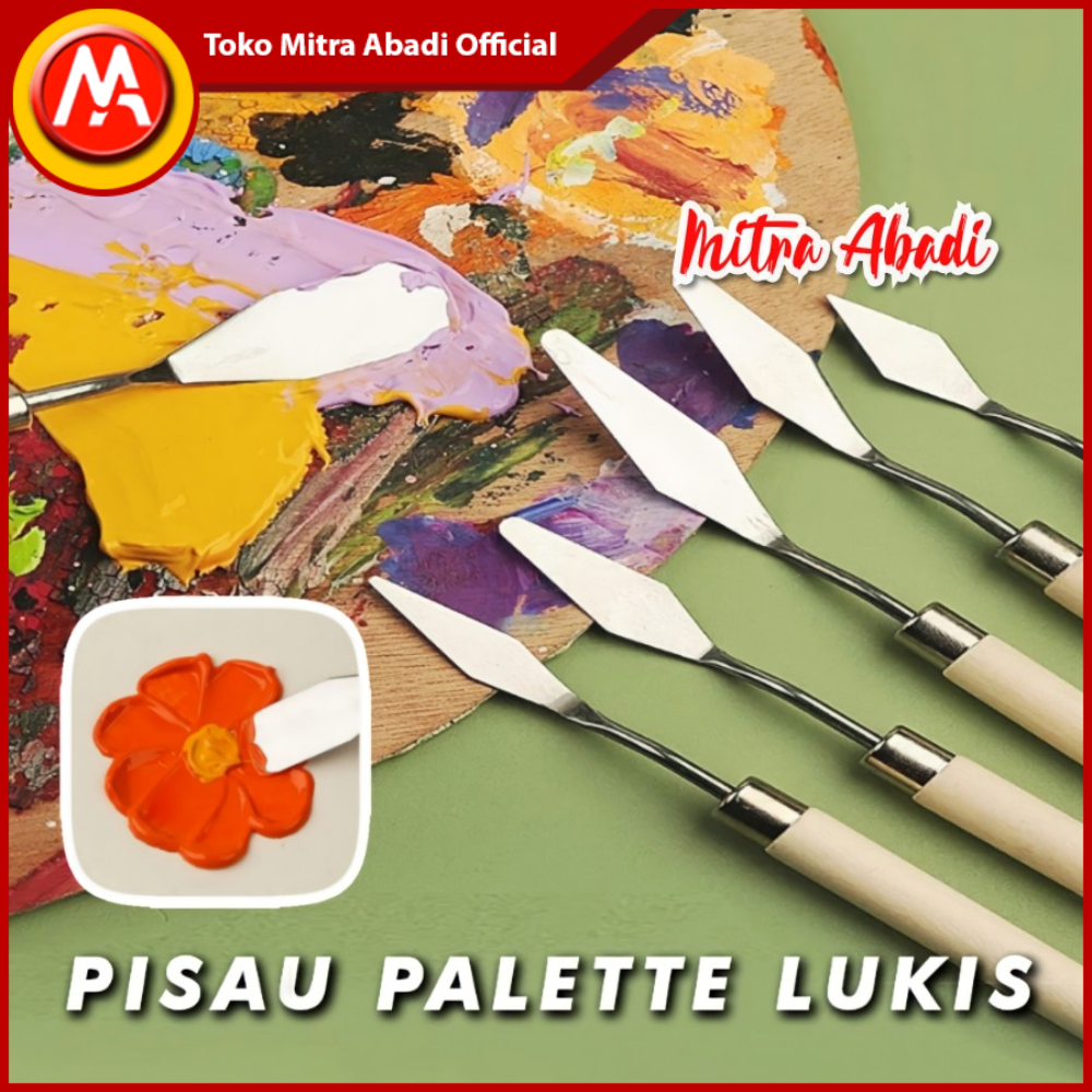 

Pisau Palet / Pallete Lukis - Scraper Spatula Dekorasi Kue