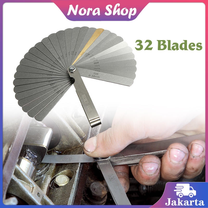 Feeler Gauge Tekiro Fuller Gauge Fuler Gauge Feeler Gauge Grip On Kit Pengukur Ketebalan