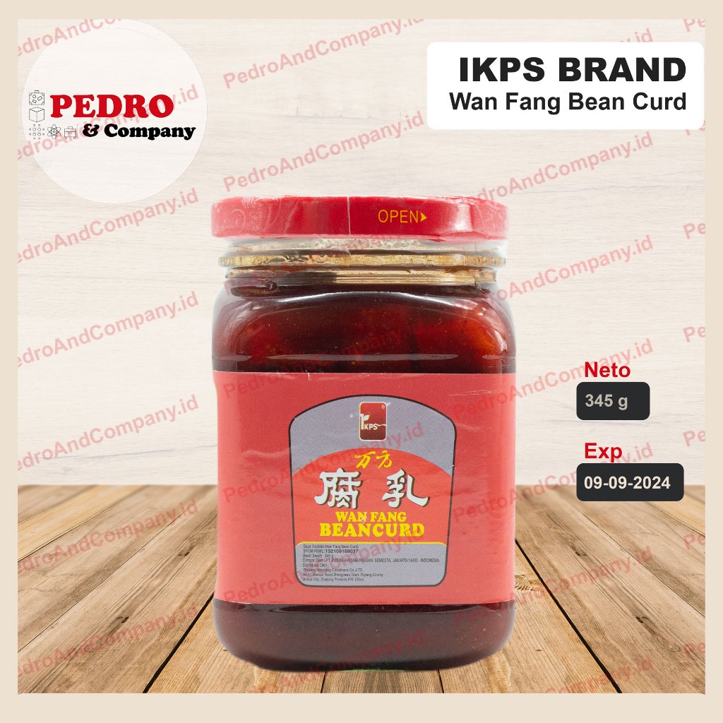 

IKPS Wan fang beancurd tahu merah cabe 345 gram