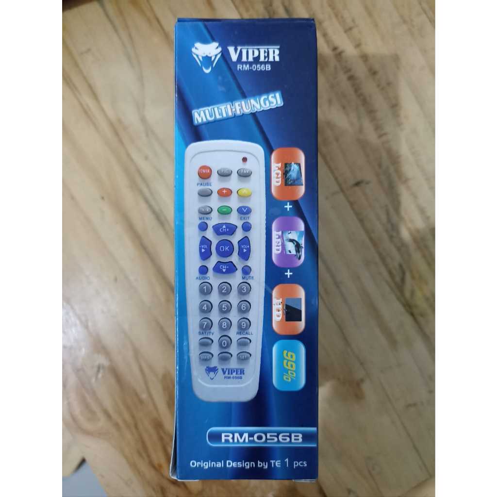 Remot Universal Digital Receiver Viper RM056B Remot Receiver Parabola RM 056B