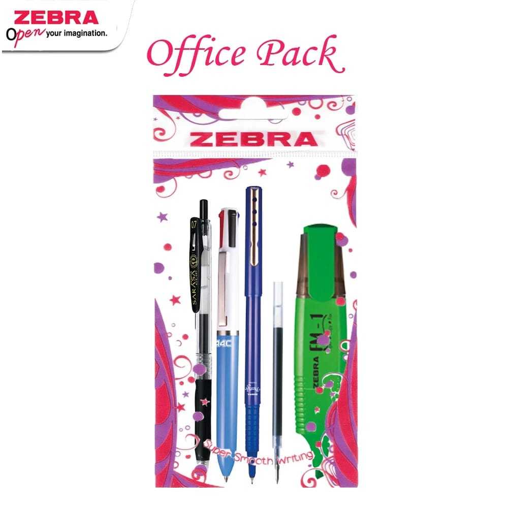 

ZEBRA OFFICE PACK / SET ALAT TULIS KANTOR ZEBRA LENGKAP