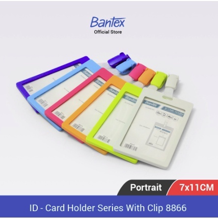 

Bantex ID Card Holder Series With Clip Portrait #8866