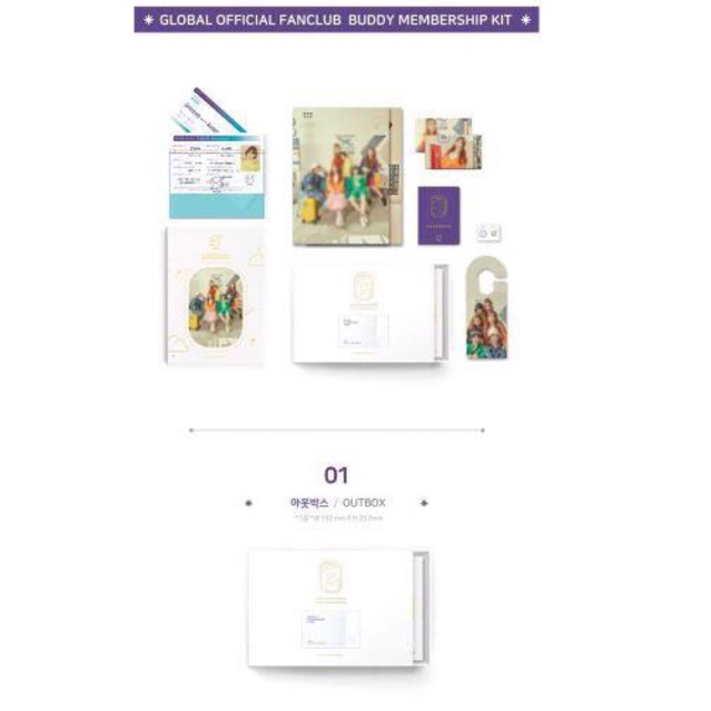 READY STOCK OFFICIAL GFRIEND BUDDY MEMBERSHIP KIT