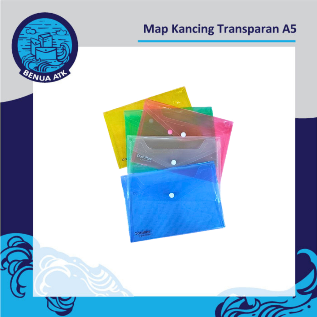 

Map Plastik Kancing A5 / Document Bag Dataflex DF-7122