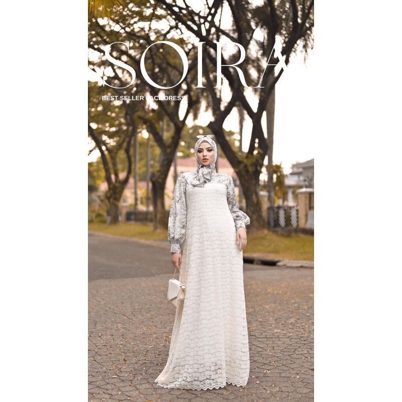 Set dress gamis pashmina ORI SOIRA