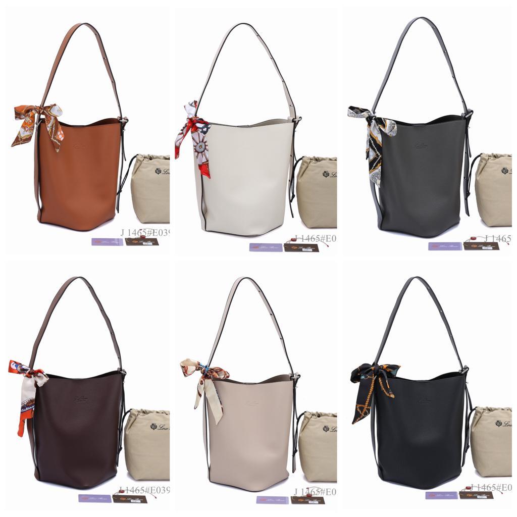 TAS WANITA LORO PIANA BUCKET BAG 1465 E039