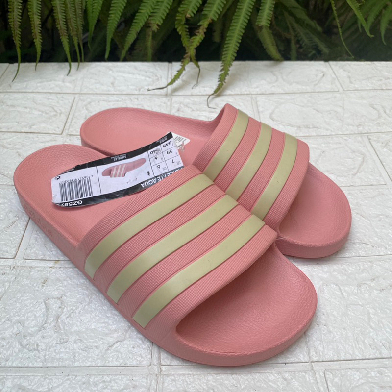SANDAL ADIDAS SENYAWA ADIDAS ADILETTE SLIDE SENDAL WANITA WOMEN CEWEK YELLOW KUNING ORIGINAL COD