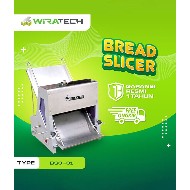 Wirastar Bread Slicer BSC-31 / Mesin Pemotong Roti