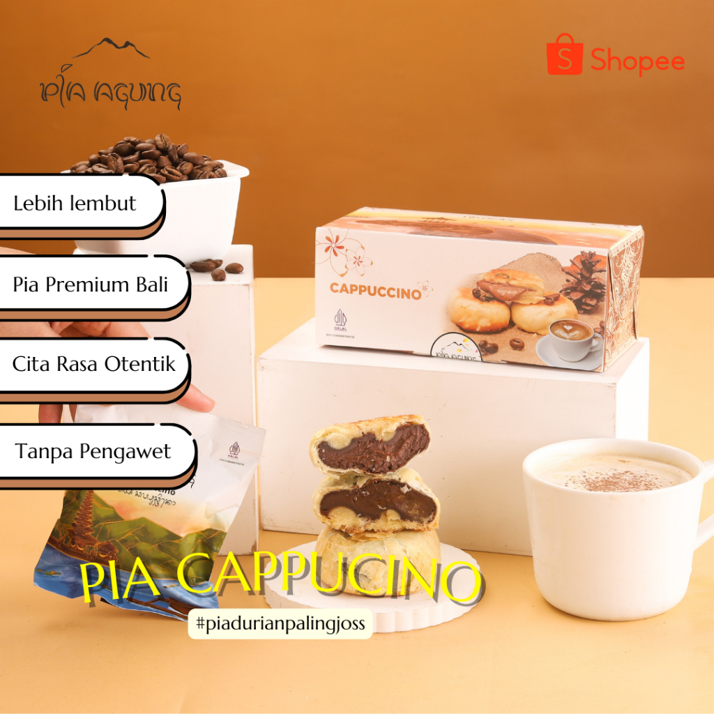 

Bakpia Cappucino - Pia Agung Bali - Oleh Oleh khas Bali