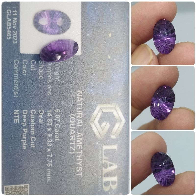 Natural Amethyst cutting big size kecubung Ungu memo GLI Top Quality