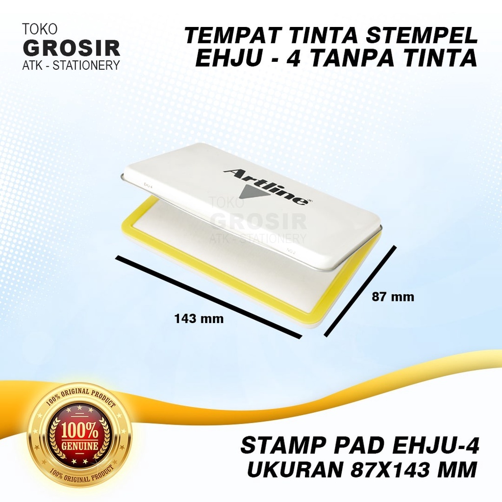 

GROSIR Stamp Pad Bantalan Tinta Stempel Artline EHJU-4