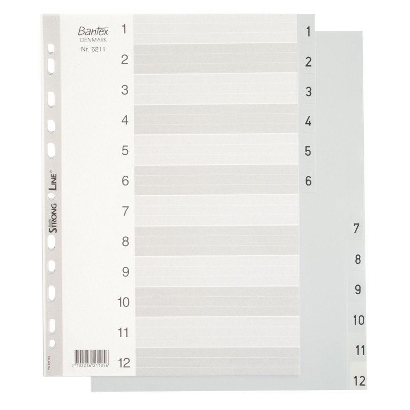 

Divider Bantex Plastik A4 6211 (1-12 Index)