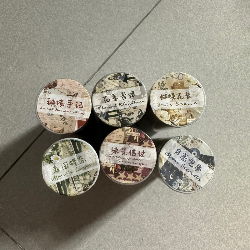 

washi tape selotip vintage journaling 100 mm