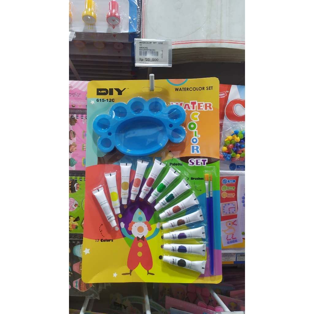 

Watercolor Set 12 Warna Cocok Untuk Anak