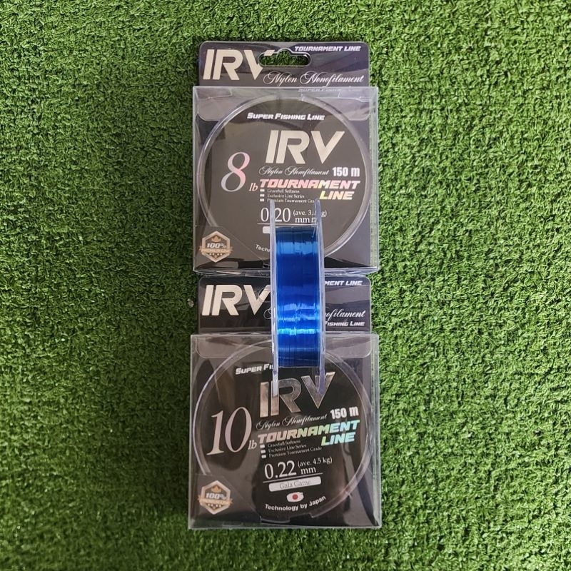 Senar IRV Tournament Line 0.18, 0.20, 0.22, 0.25, 0.28 & 0.30 / 150m, Warna Ice Blue. 1pcs Irvan Ika