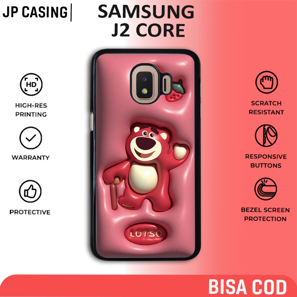 case samsung j2 core terbaru aesthetic anime cute bear keren casing cewek cowok hp mewah bahan softc