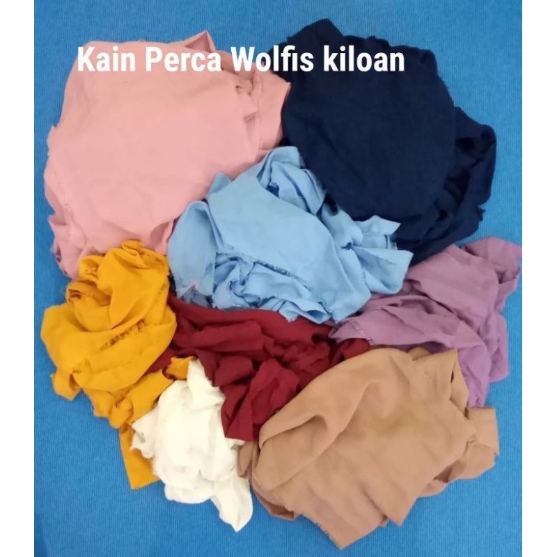 Kain perca Wolfis kiloan MURAH
