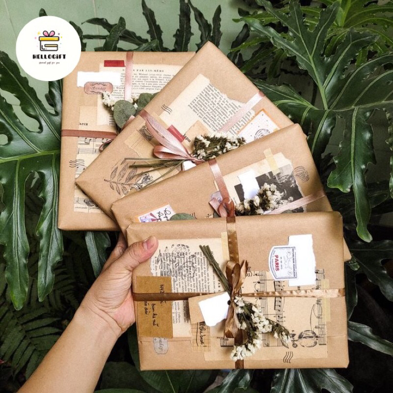 

.• CUSTOM WARPPING KADO RUSTIC/ BUNGKUS KADO AESTETIC