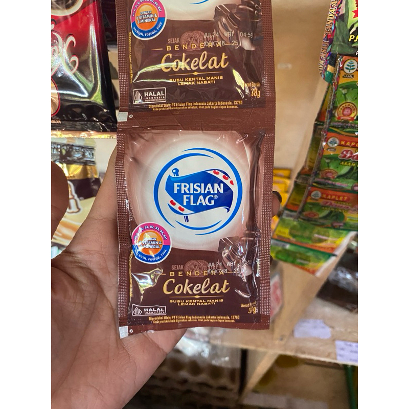 

susu sachet frisian flag