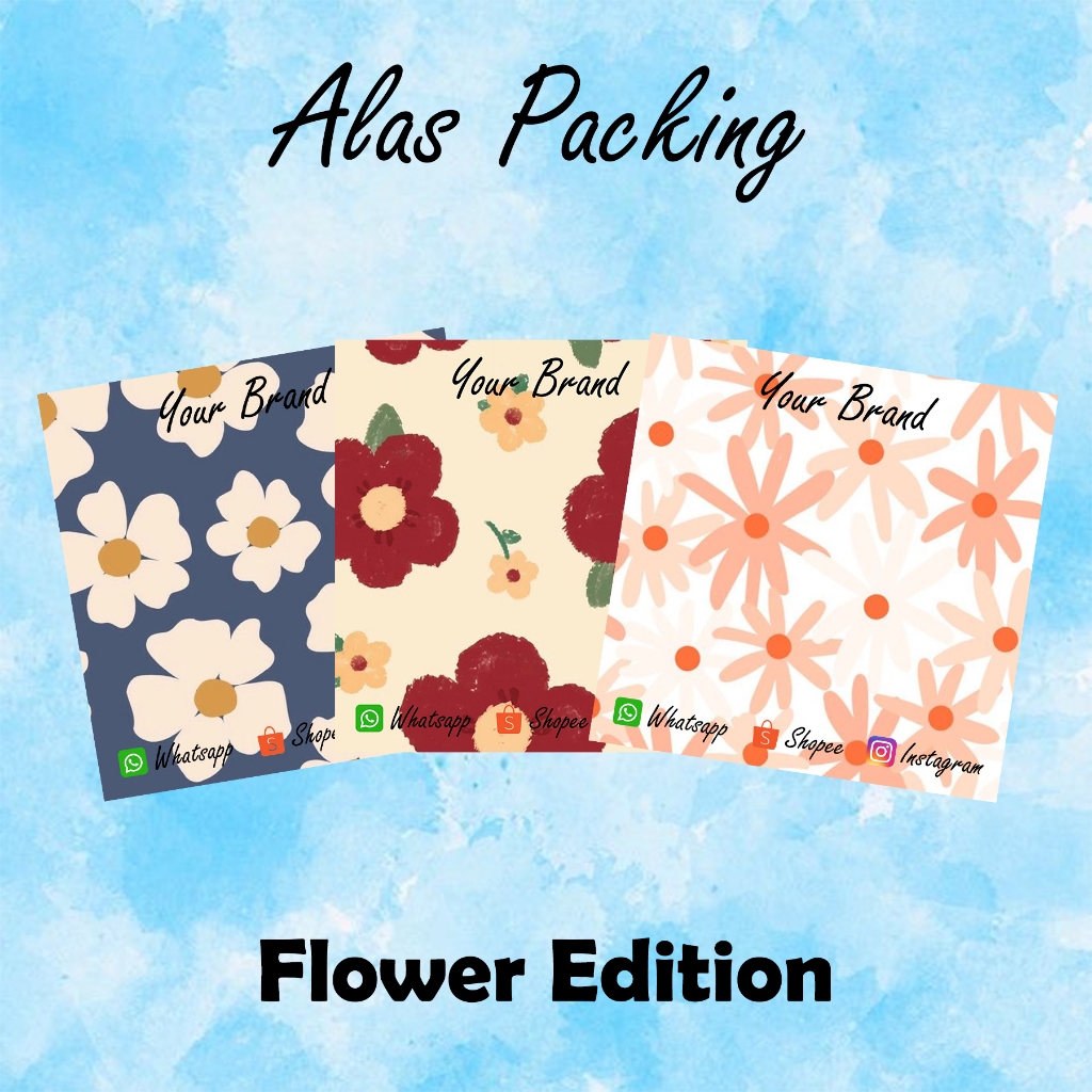 

ALAS PACKING FLOWER EDITION MURAH