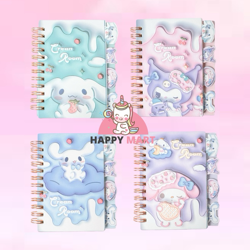 

Notes baby sanrio 3d art series kuromi / melody / cinnamoroll