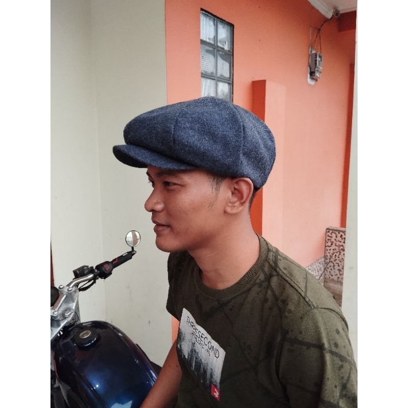 topi newsboy-topi musim dingin pria-topi pelukis-topi klasik-topi baret
