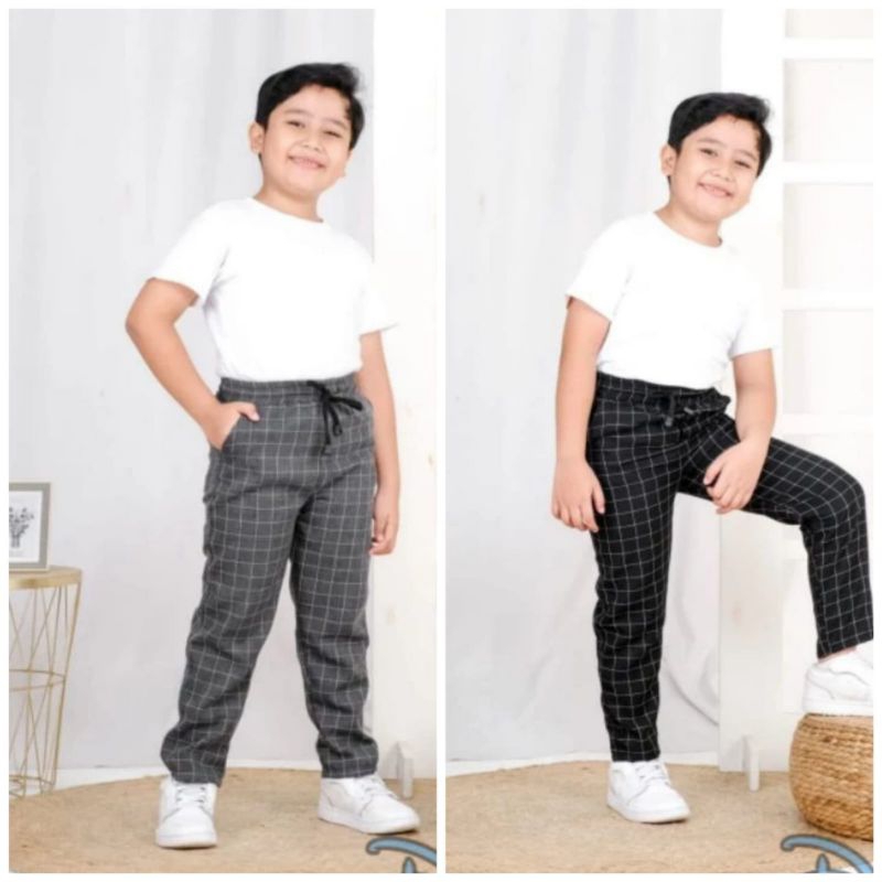 CELANA ANAK TANGGUNG TARTAN || CELANA PANJANG || CELANA KEKINIAN