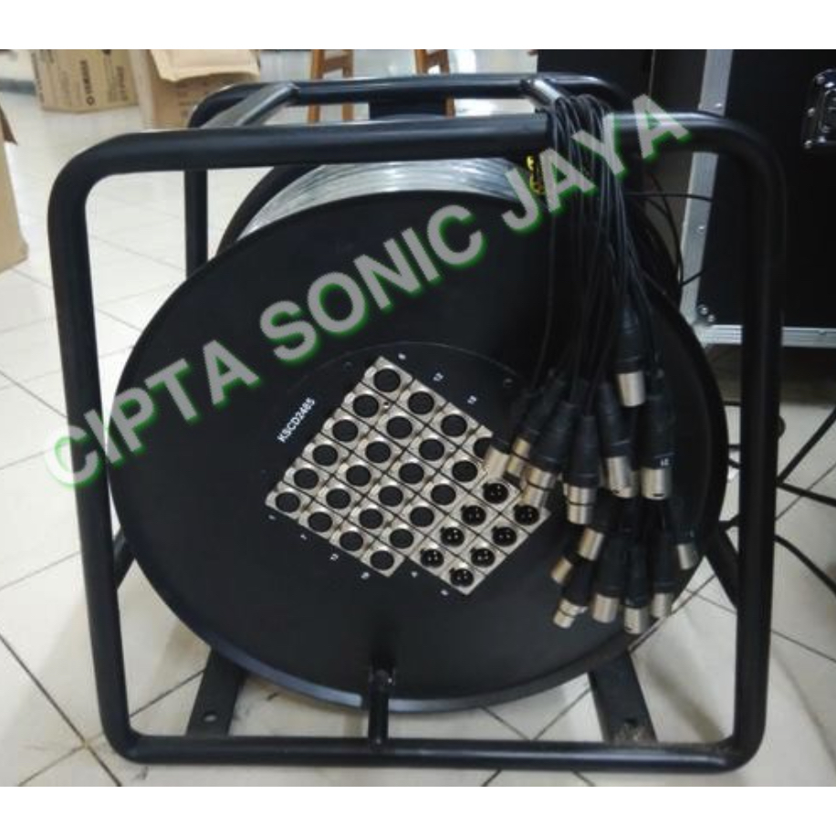Snake Cable axl 24 chanel 8 out 50 meter – PAKAI ROLL ATAU TANPA ROLL