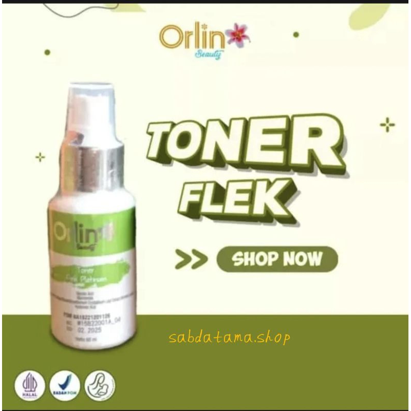 Orlin Beauty Toner Flek Platinum/Bpom/Skincare Orlin/ORIGINAL