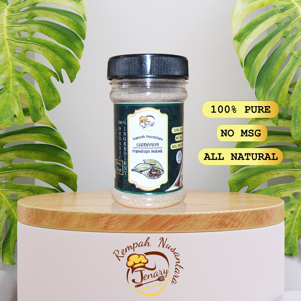 

Jenary Kapulaga Bubuk Bumbu Dapur Rempah Premium / Bumbu Masak Organik / Cardamom Organic Natural Spices