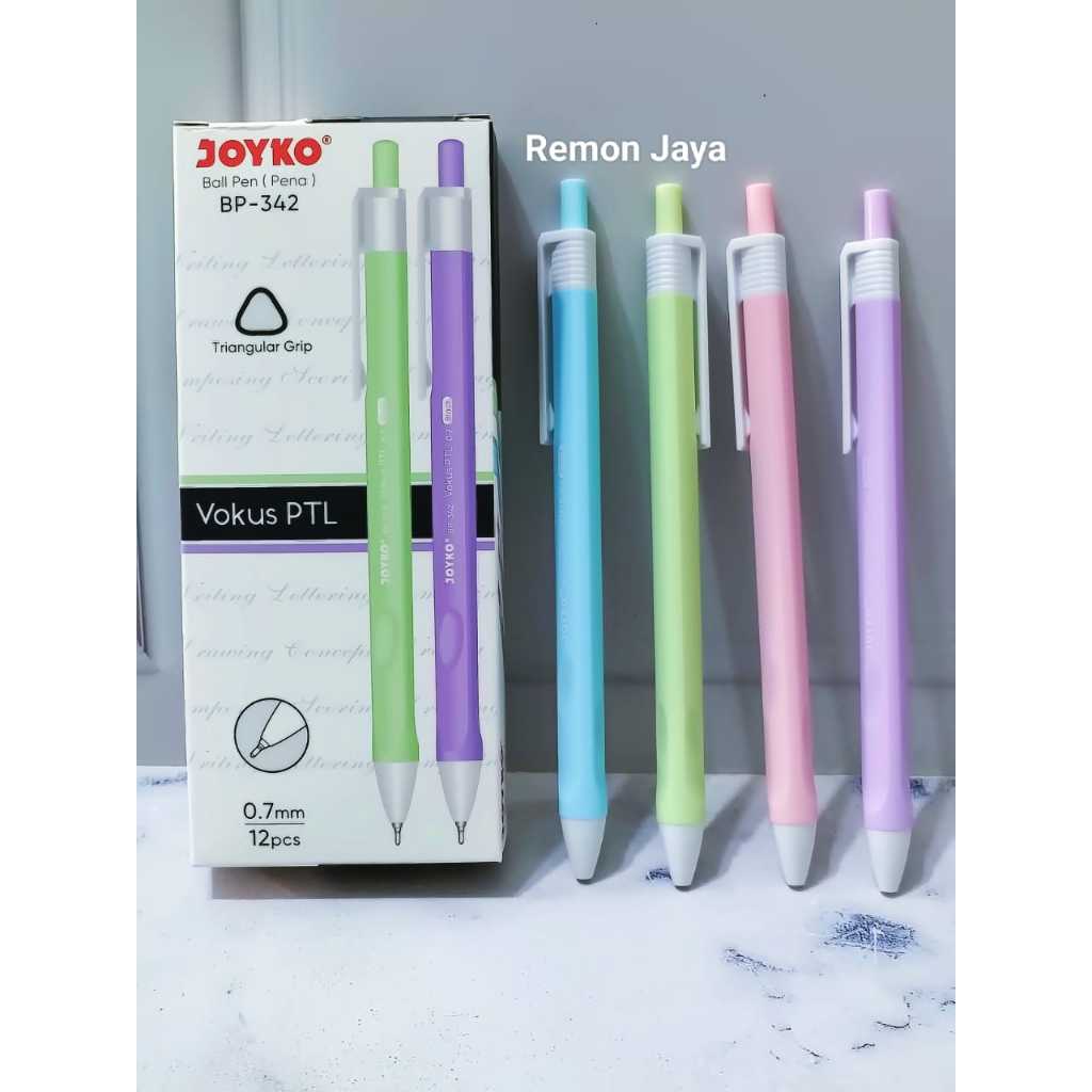 

ISI 12 Pcs Ball pen (Pena ) Joyko BP-342 pulpen