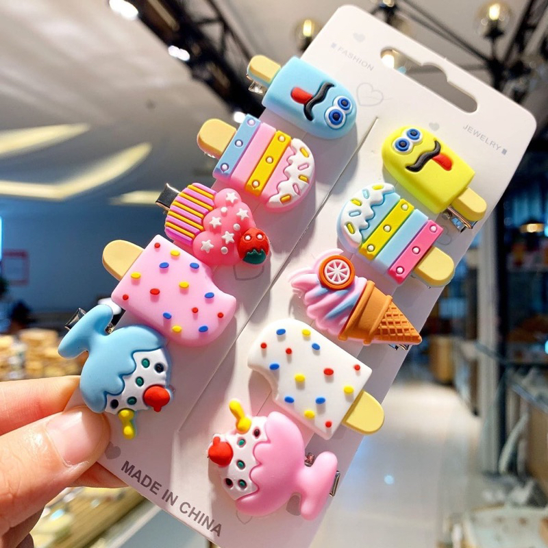 Set Jepit Rambut Anak / Jepit Rambut Anak 10 In 1 / Jepit Rambut Korea