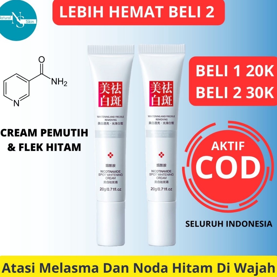 Youbuy Whitening Blemish Salep Krim Penghilang flek Hitam Membandel Diwajah cream Pemutih dan Melasm
