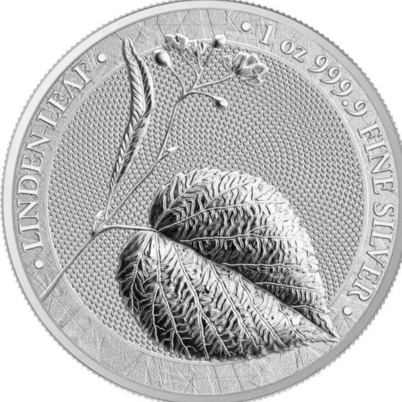 Perak linden leaf Germania mint 2022 1 oz silver coin