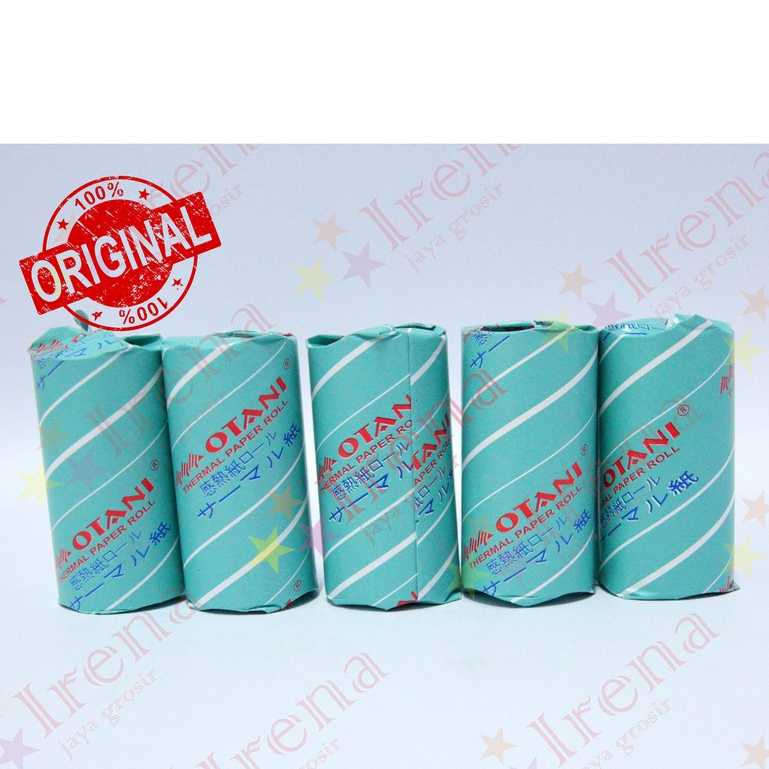 

HJK Otani Thrmal 57x31 (1 Pak = 10 Roll) Tinta Hitam Krtas Struk Kasir