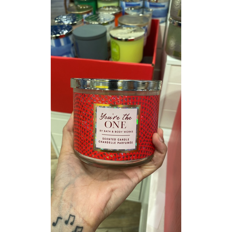 bath and body works BBW 3 wicks candle you’re the one single wick a thousand wishes