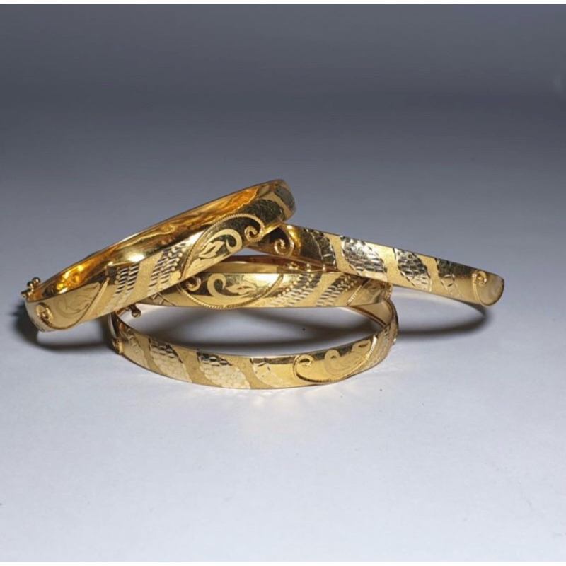 GELANG BANGKOK EMAS ASLI / 1 pcs