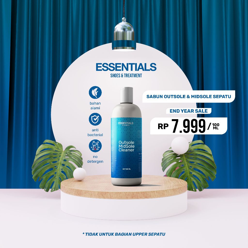 Essentials Shoes & Treatment - Outsole & Midsole Cleaner 100ml - Sabun Pembersih Outsole & Midsole S
