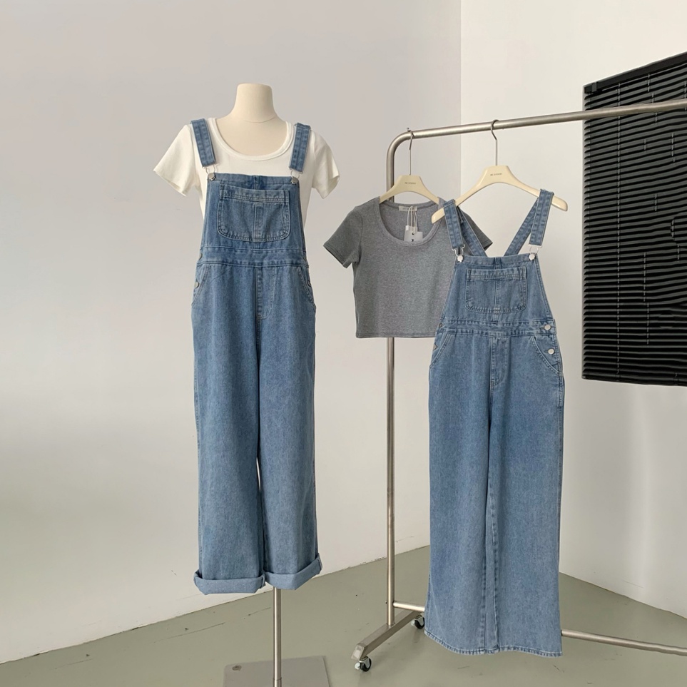 Ready Jumbo jumpsuit celana kodok setelan baju kodok wanita baju overal jeans overall remaja perempu