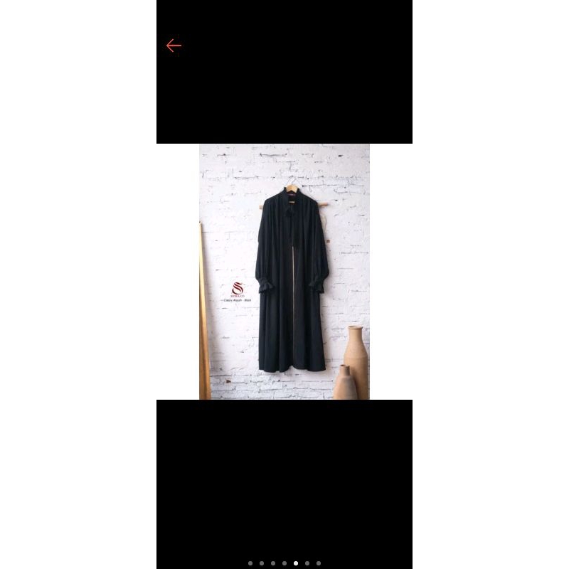 set classic aisyah sidra black preloved