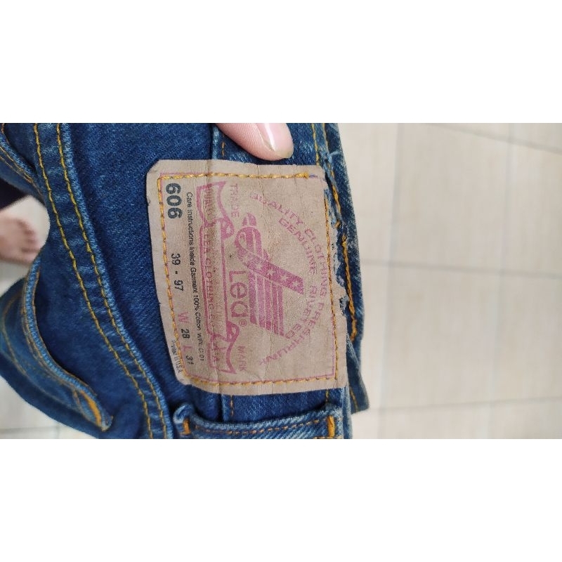celana jeans lea 606 original