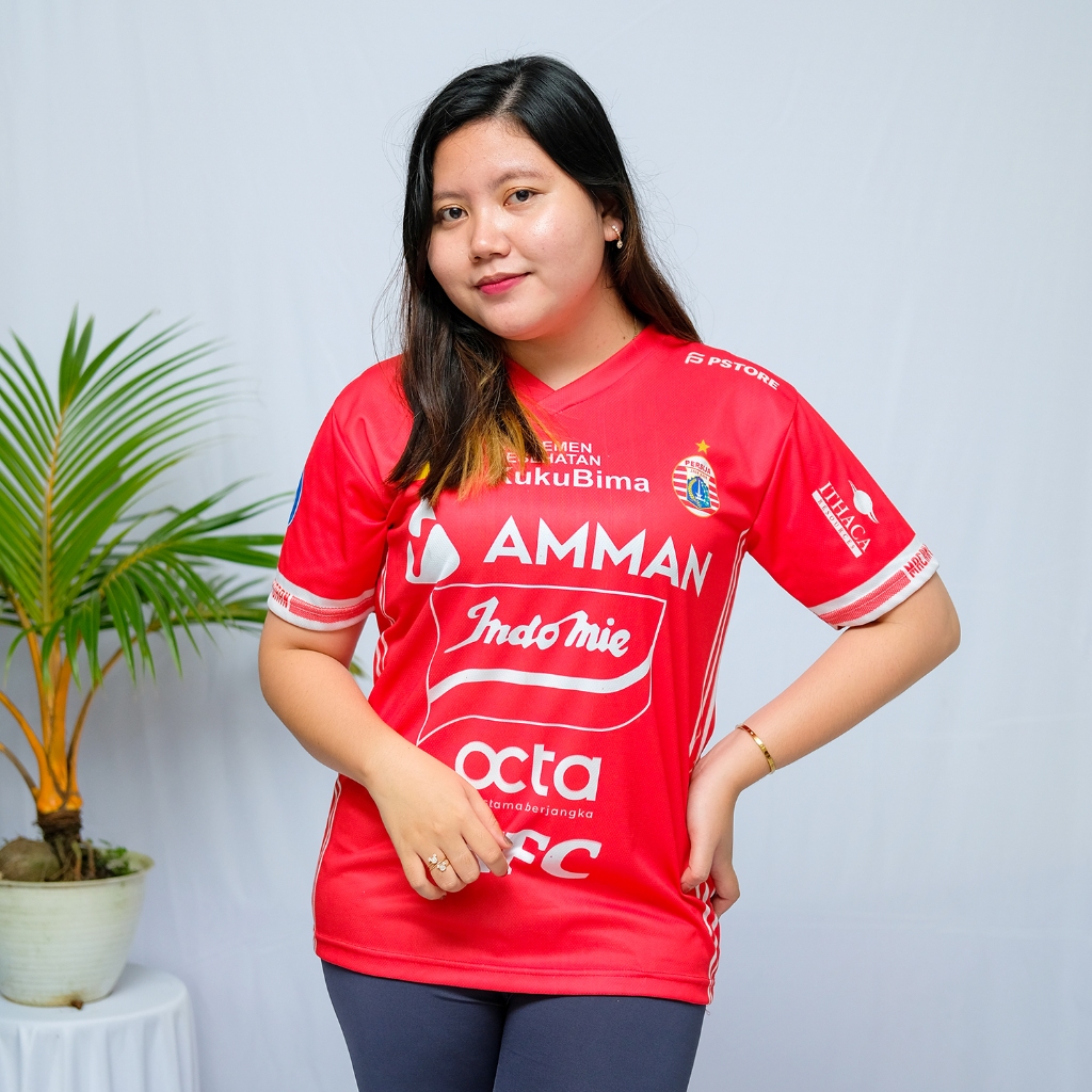 JERSEY BOLA PERSIJA HOME AWAY 2022 PRSJ129 PRSJ128 FULL PRINTING FREE NICKNAME NO PUNGGUNG DLL