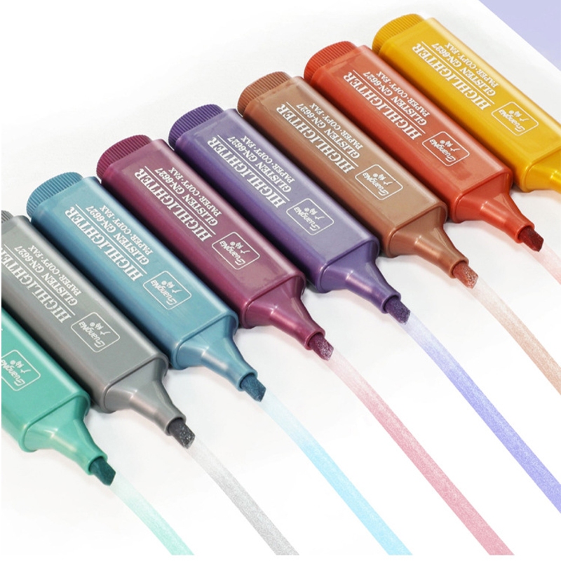 

D3W! 8pcs/box Faber Castell Highlighter Penanda Textliner 46 Pastel & Super Flourescent